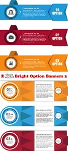 Vectors - Bright Option Banners 3