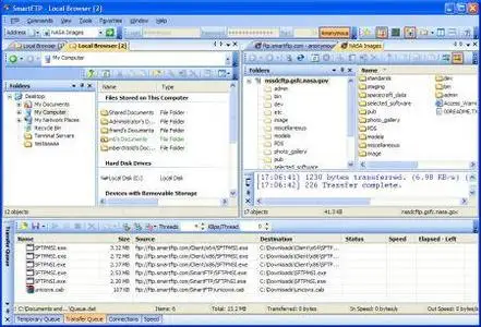 SmartFTP Client ver.2.0.1001.3