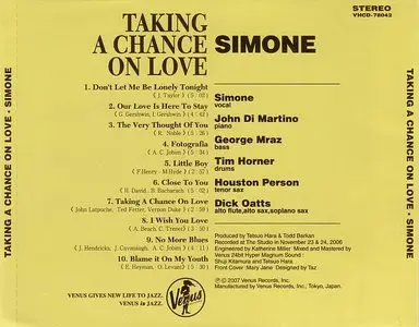Simone - Taking A Chance On Love (2007) {Venus Japan} [Repost]
