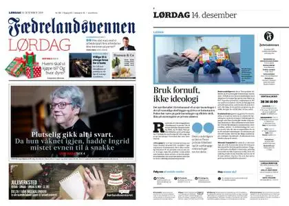 Fædrelandsvennen – 14. desember 2019