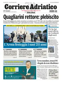 Corriere Adriatico Ancona - 6 Giugno 2025