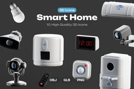 EE - Smart Home Device 3D Icons URPXZS4