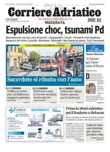Corriere Adriatico Macerata - 2 Novembre 2025