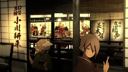 The Eccentric Family (2013 S02E05 Daimonji Luxury Liner Battle Continued neko raws