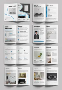 Welcome Book Design Template Layout 769143267