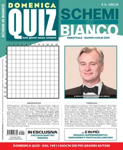 Domenica Quiz Schemi in Bianco N.14 - Giugno-Luglio 2025