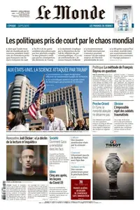 Le Monde du Dimanche 9 et Lundi 10 Mars 2025