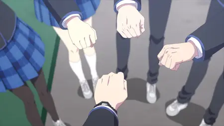 Chitose Is In The Ramune Bottle S01E01 The Hazy Spring Moon Above