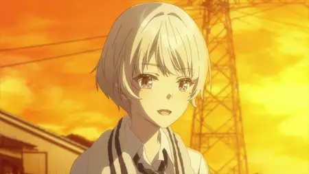 Chitose Is In The Ramune Bottle S01E01 The Hazy Spring Moon Above