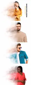 AS - Smoke Explosion Photo Effect Mockup 458350574