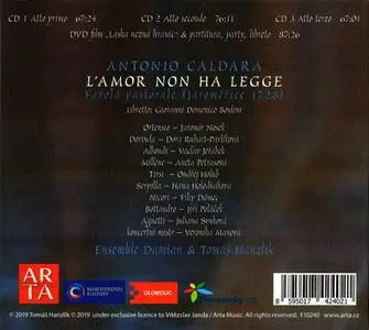 Tomáš Hanzlík, Ensemble Damian - Antonio Caldara: L'Amor non ha legge (2019)