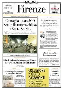 la Repubblica Firenze - 8 Ottobre 2020