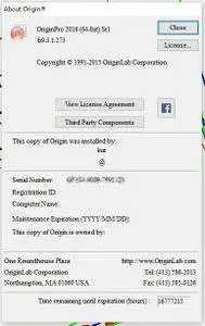 OriginLab OriginPro 2016 SR1 b9.3.1.273 Update