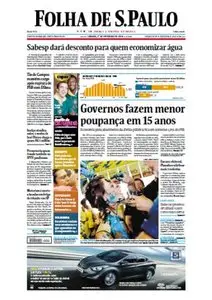 Jornal Folha de São Paulo - 1 de fevereiro de 2014 - Sábado