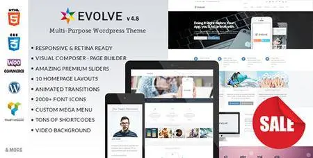 ThemeForest - Evolve v4.7 - Multipurpose WordPress Theme - 7541690