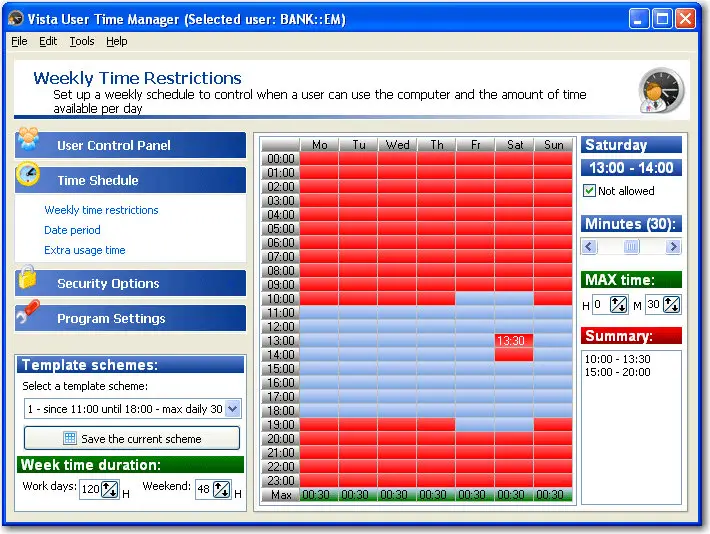 Kids PC Time Administrator v4.9.4.4