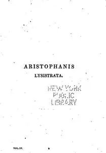 «Aristophanis Lysistrata» by Aristophanes