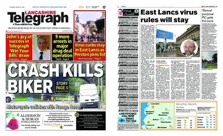 Lancashire Telegraph (Burnley, Pendle, Rossendale) – August 08, 2020
