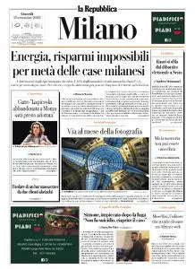 la Repubblica Milano - 15 Settembre 2022