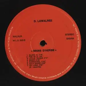 Dominique Lawalree - Brins D'Herbe (1978) {LP Editions Walrus WLS 005} (Released on VINYL but not CD)