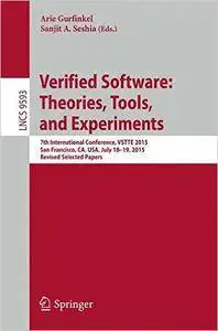 Verified Software: Theories, Tools, and Experiments: 7th International Conference, VSTTE 2015