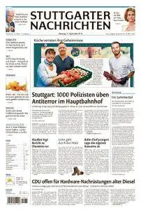Stuttgarter Nachrichten Stadtausgabe (Lokalteil Stuttgart Innenstadt) - 11. September 2018