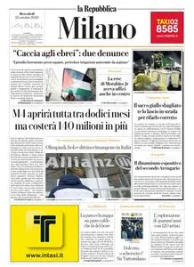la Repubblica Milano - 25 Ottobre 2023