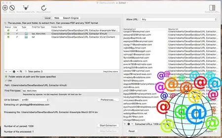 URL Extractor 4.4.0 Mac OS X