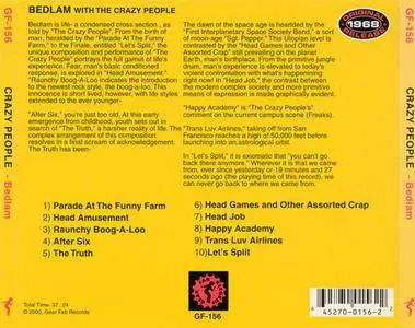 The Crazy People - Bedlam (1968) {2000 Gear Fab}