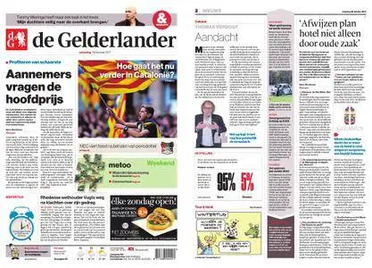 De Gelderlander - Rivierenland – 28 oktober 2017