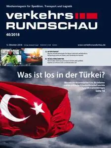 VerkehrsRundschau - 02. Oktober 2018