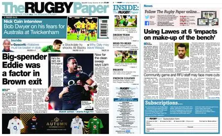 The Rugby Paper – November 18, 2018