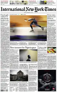 International New York Times February 10 2014