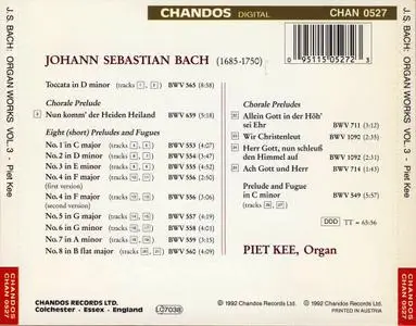 Piet Kee - Piet Kee plays Bach, Vol.3 (1992)