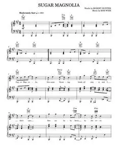 Sugar magnolia - Grateful Dead (Piano-Vocal-Guitar)