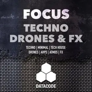 Datacode FOCUS Techno Drones and FX WAV