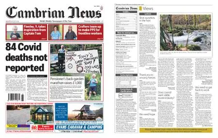 Cambrian News Arfon & Dwyfor – 01 May 2020
