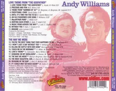 Andy Williams - Love Theme From "The Godfather" (1972) & The Way We Were (1974) [2002, Reissue]