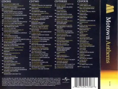 Various Artists - Motown Anthems [4CD] (2012)