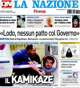 La Nazione 13 Ottobre 2009