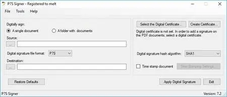 P7S Signer 7.2