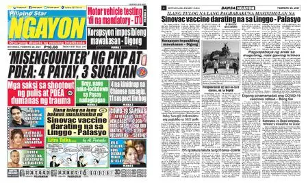 Pilipino Star Ngayon – Pebrero 26, 2021