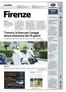 la Repubblica Firenze - 1 Luglio 2018