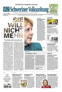 Schweriner Volkszeitung Gadebusch-Rehnaer Zeitung - 30. Oktober 2018