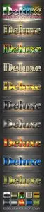 10 DeLuxe Photoshop Layer Styles Collection 2