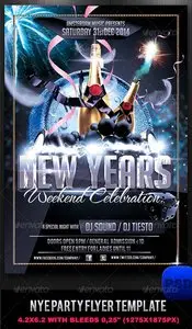 GraphicRiver NYE Party Flyer Template