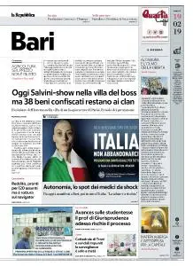 la Repubblica Bari - 19 Febbraio 2019