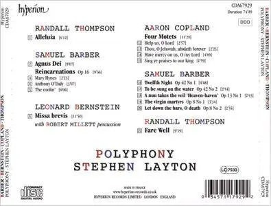 Polyphony, Stephen Layton - American Polyphony: Barber, Bernstein, Copland, Thompson (2015)