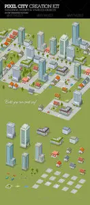 GraphicRiver Pixel City Creation Kit