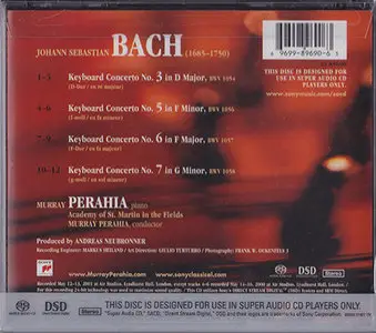 Johann Sebastian Bach - Murray Perahia - Keyboard Concertos Nos. 3, 5-7 (2002) {Single Layer SACD // ISO & HiRes FLAC} 